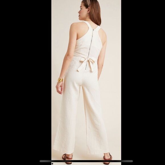 NWT Anthropology Demi textured jumpsuit. 8 - Picture 3 of 7